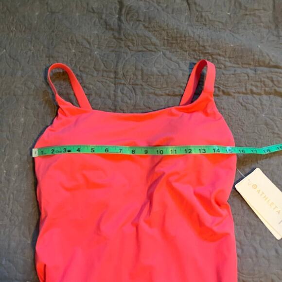 Athleta pink hermosa one piece swimsuit large nwt - Picture 11 of 13